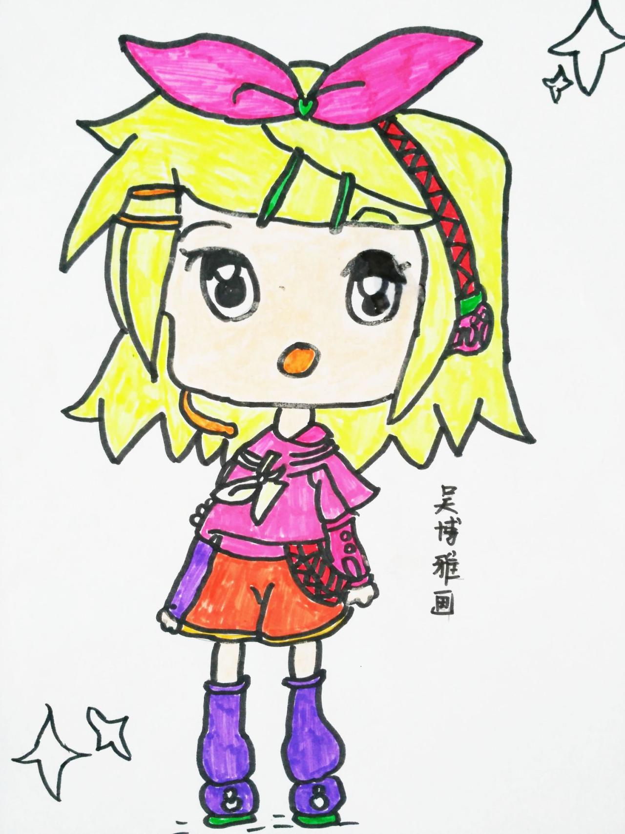 镜音铃 吴博雅画