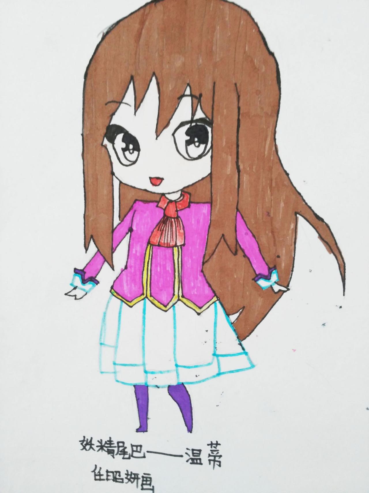 妖精的尾巴 温蒂·玛贝尔 任昭妍画