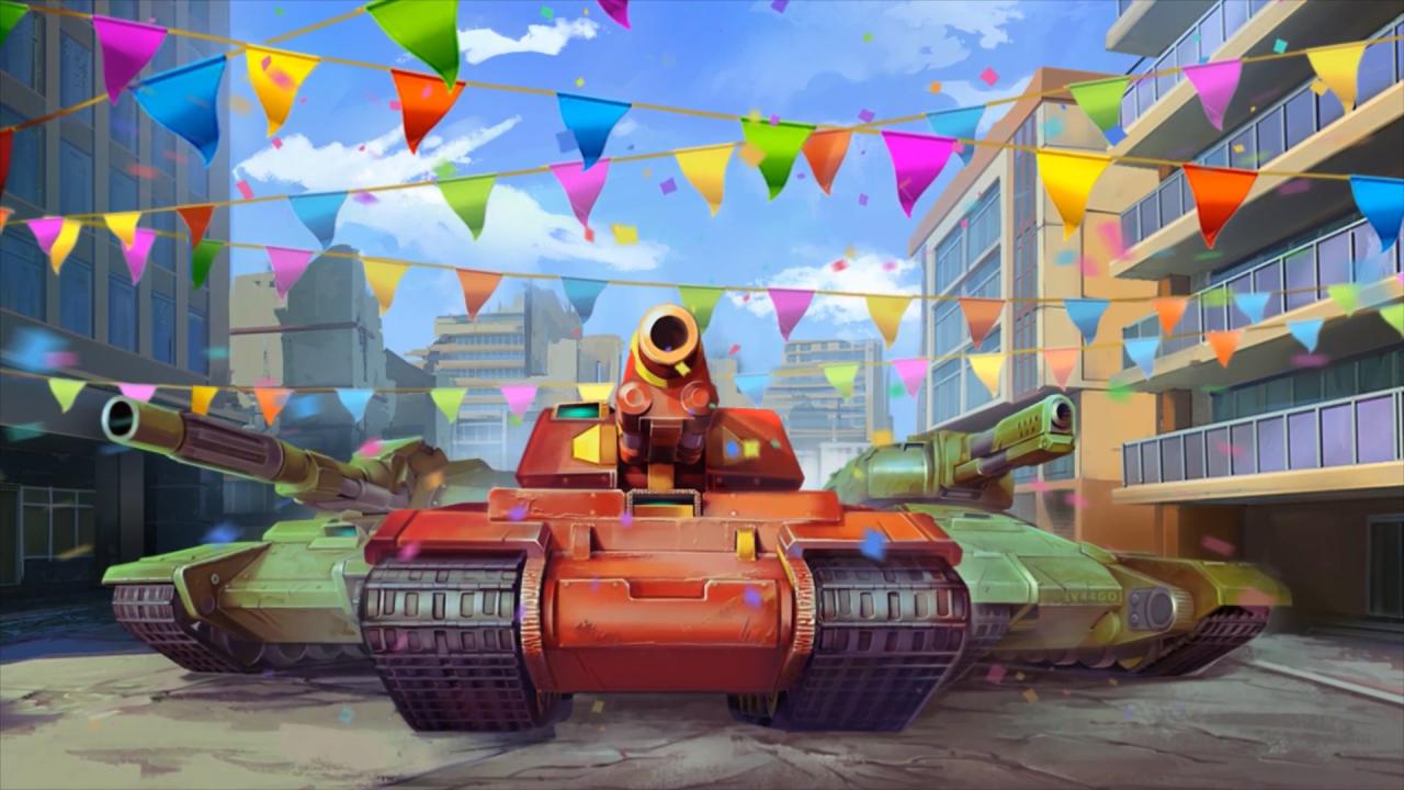 3D坦克新学期开学壁纸