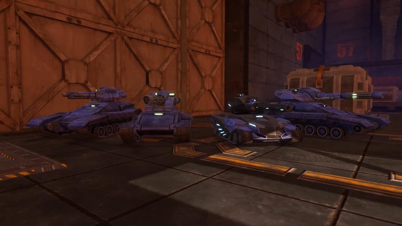 新3D坦克Antaeus阵营的坦克