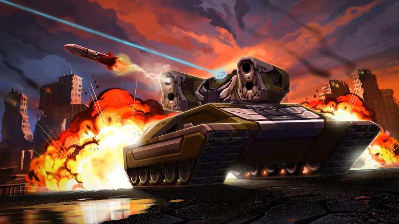 3D坦克火箭炮壁纸