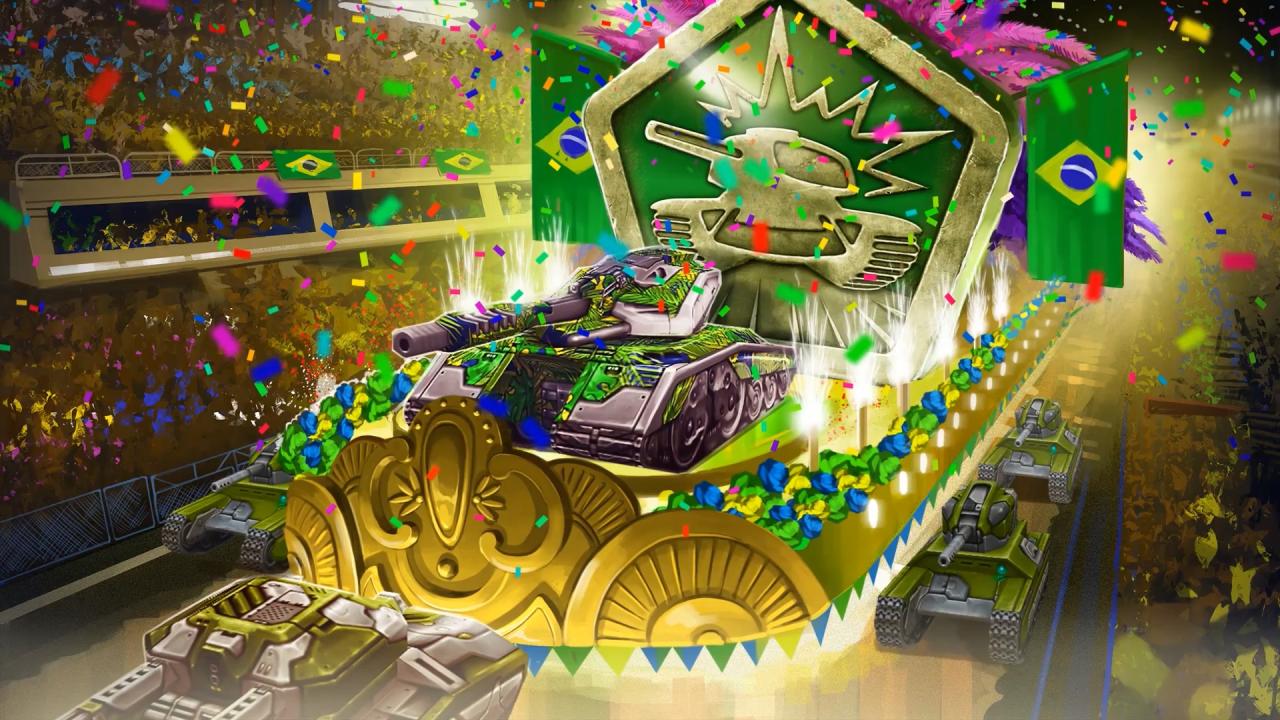3D坦克拉丁美洲一周年生日壁纸