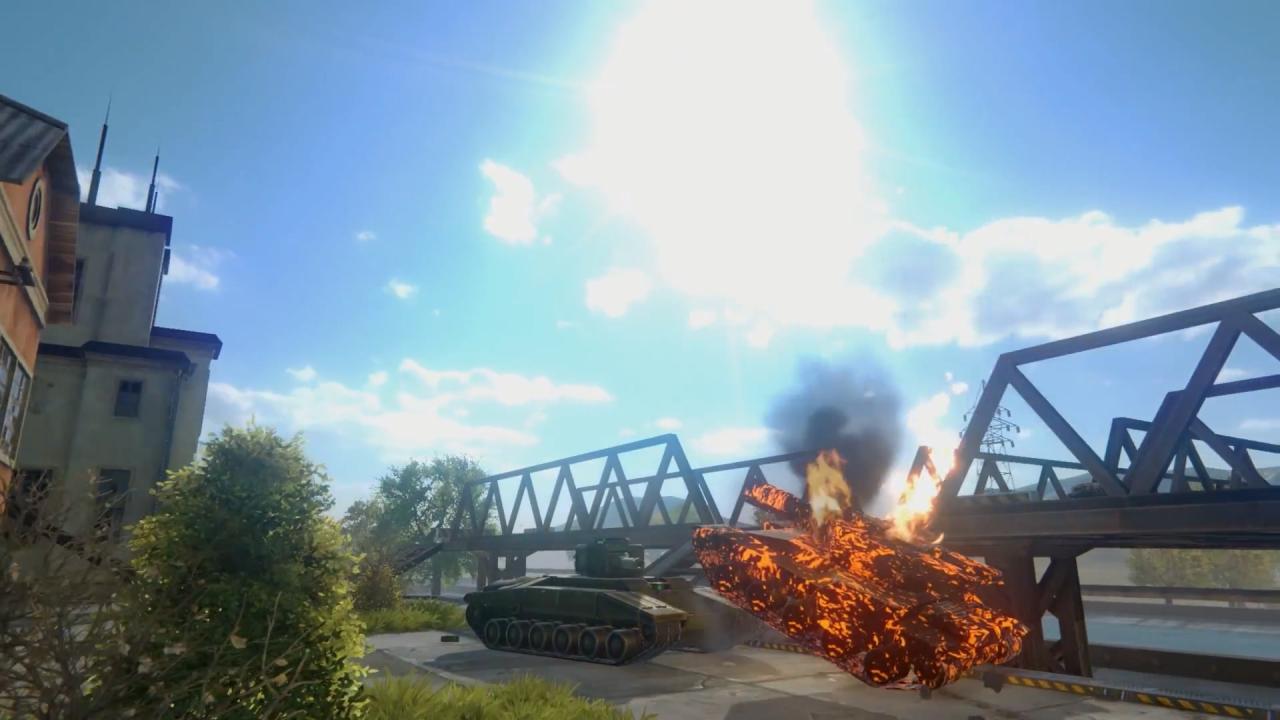 TankiX寂静地图的天空细节