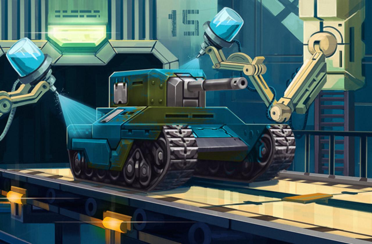 3D坦克首款动画迷彩Flow概念图