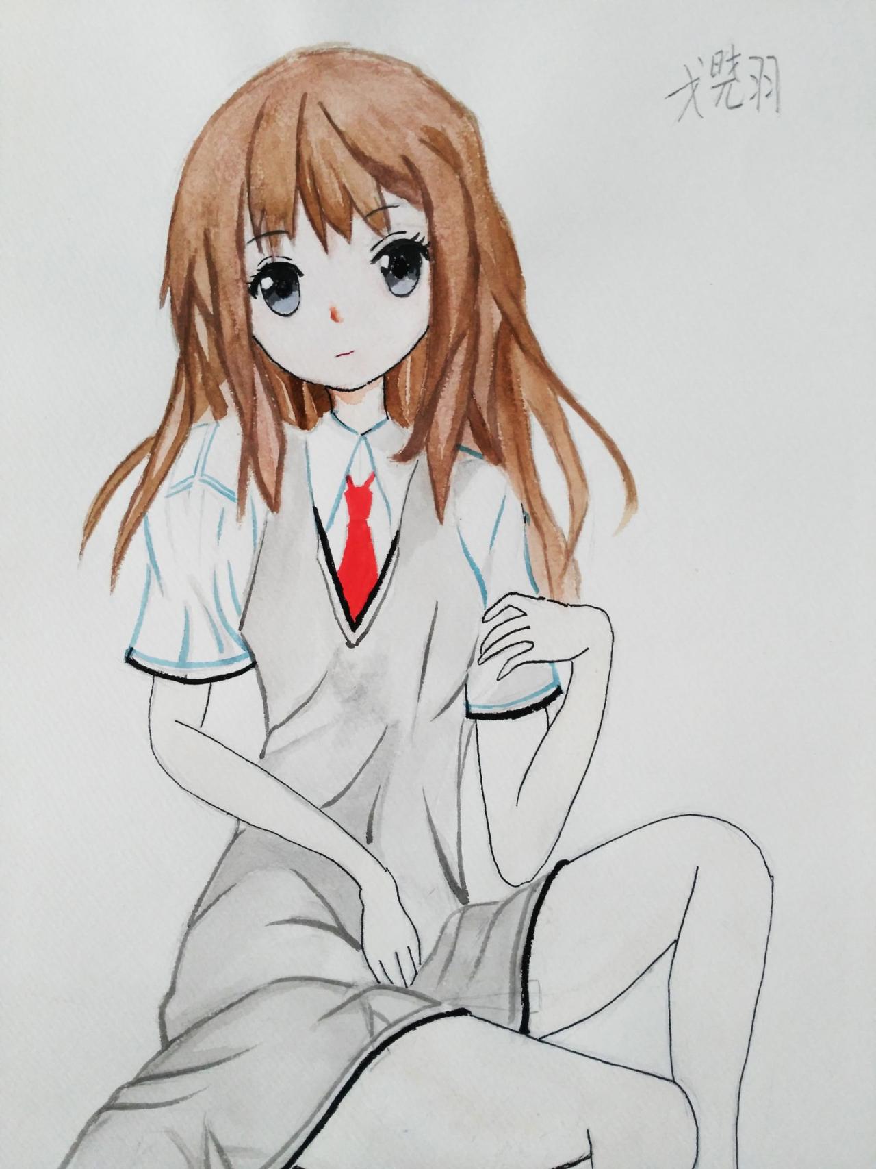 朝比奈实玖瑠 小女孩 戈晓羽画