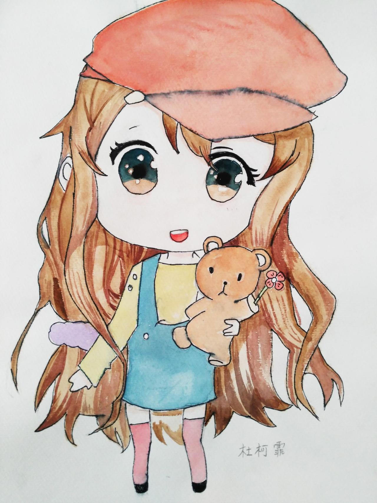 小女孩 杜柯霏画