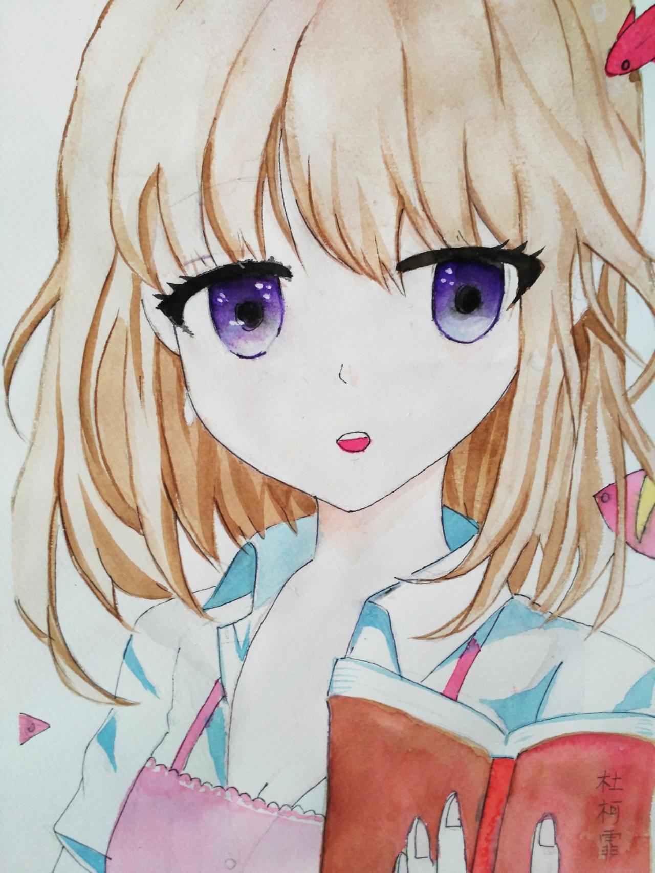 小女孩 杜柯霏画