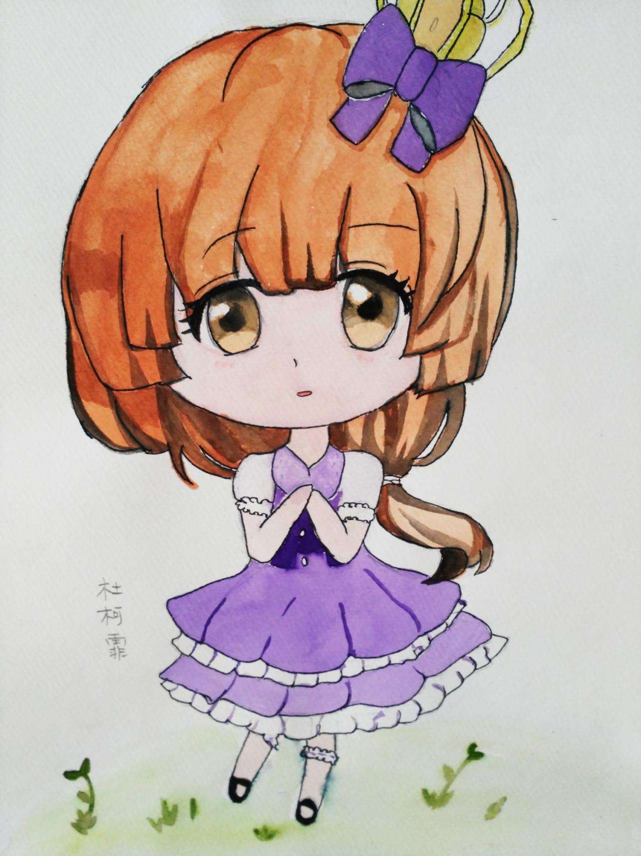 小女孩 杜柯霏画