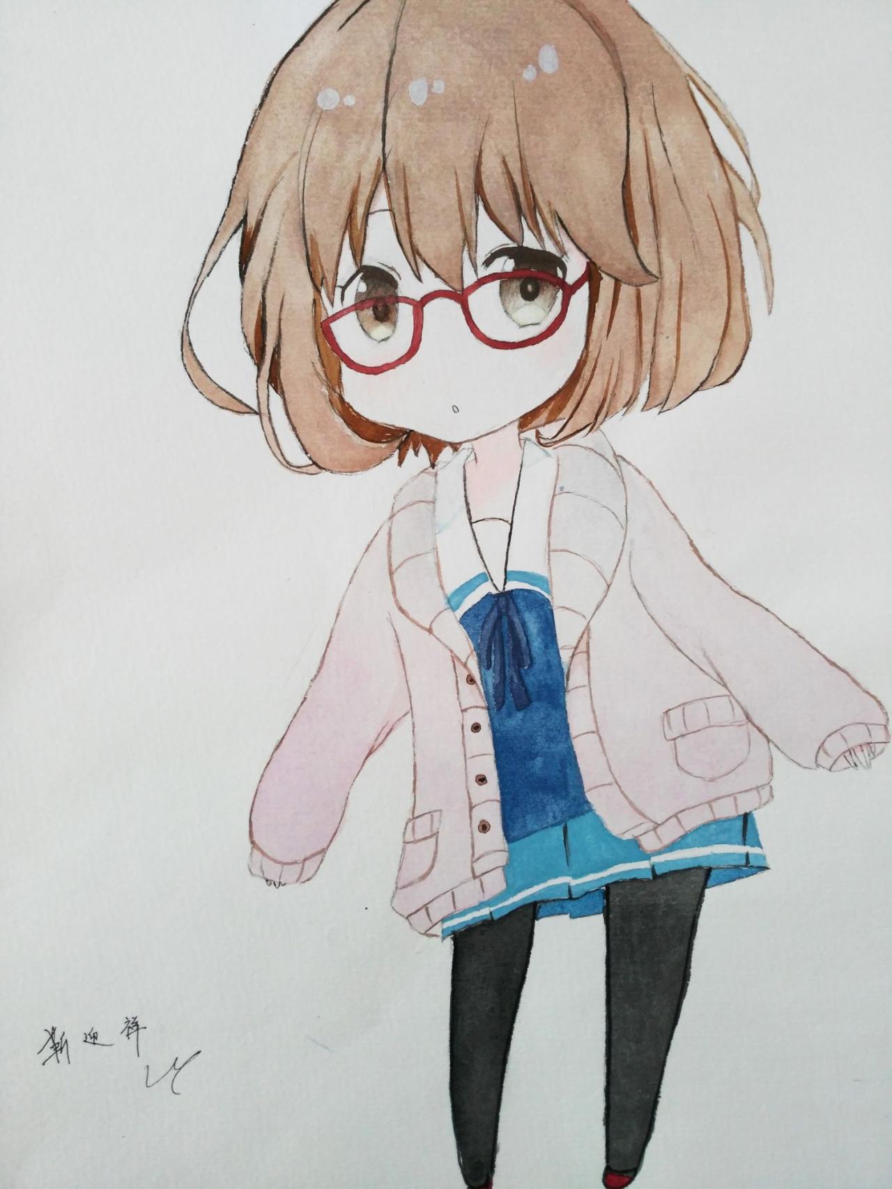 凉宫春日 小女孩 靳迎祥画