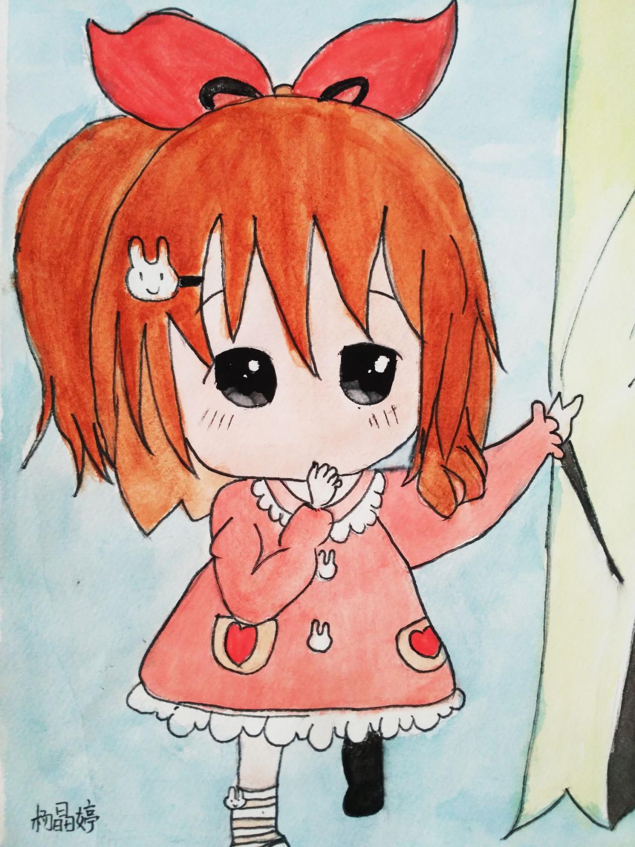 小女孩 杨晶婷画