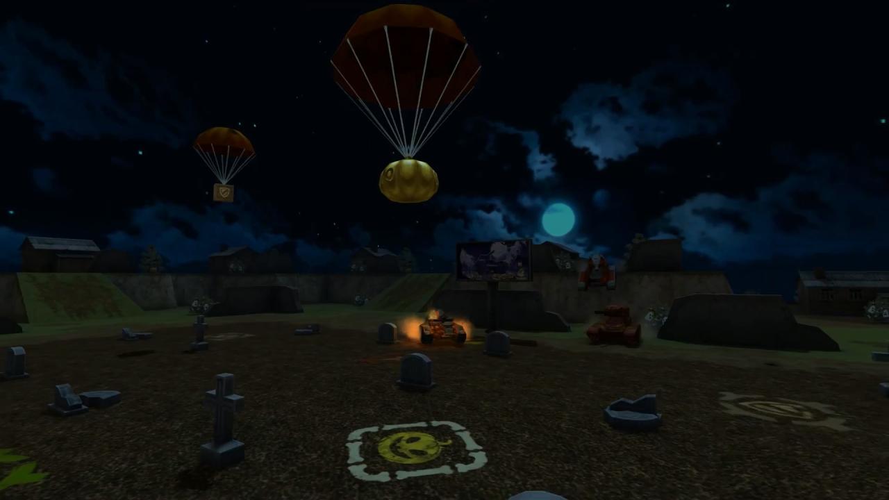3D坦克万圣节地图场景