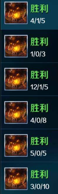 英魂之刃五彩神石六连胜战绩