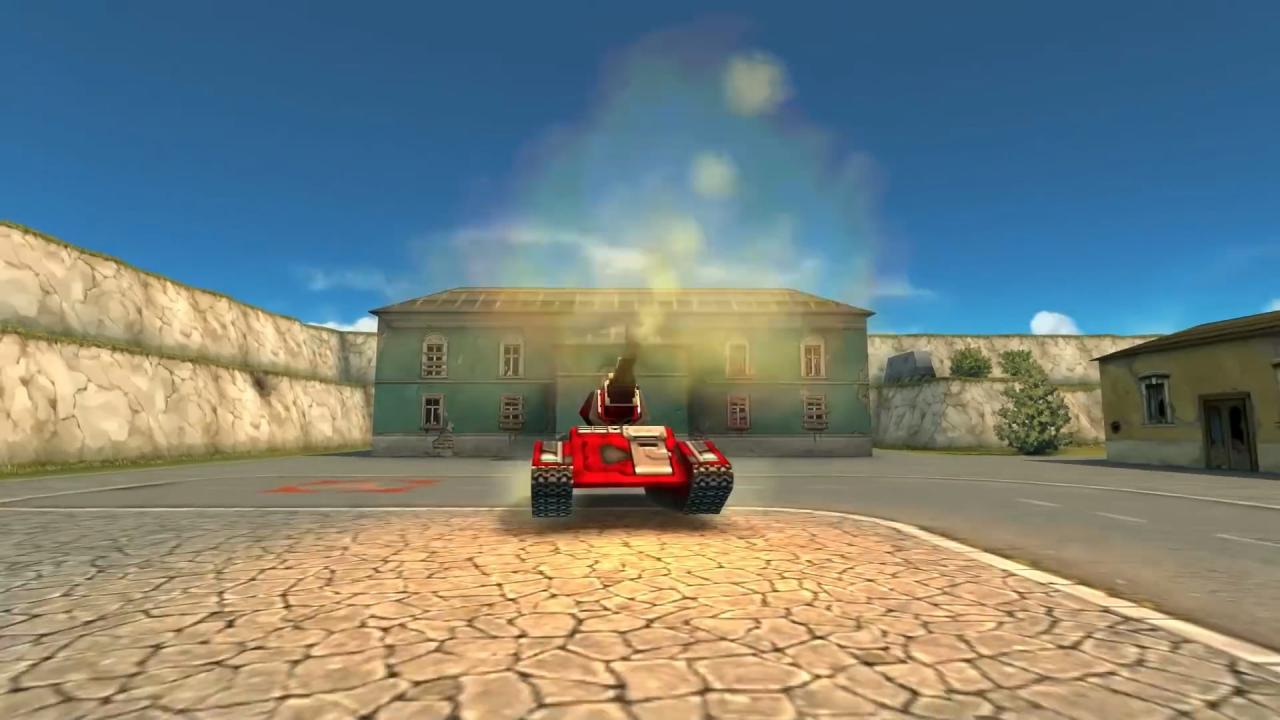 3D坦克玛格南重炮射击瞬间