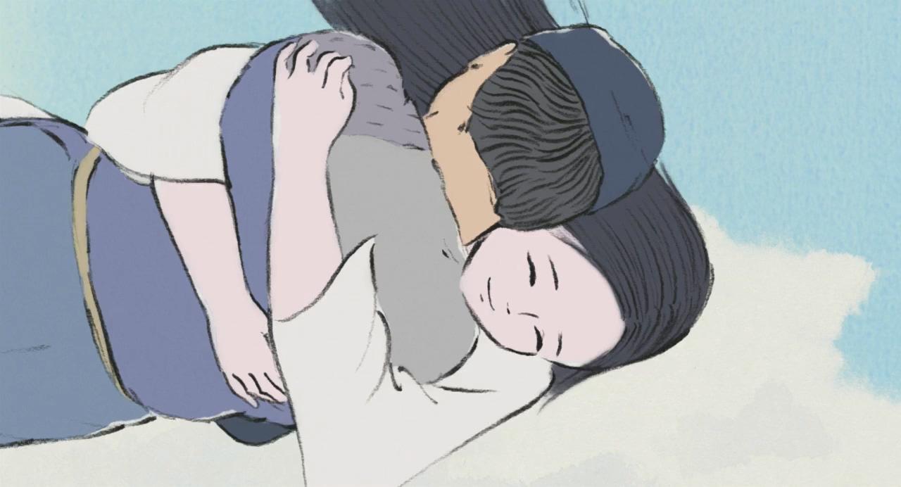 小女孩抱着舍丸