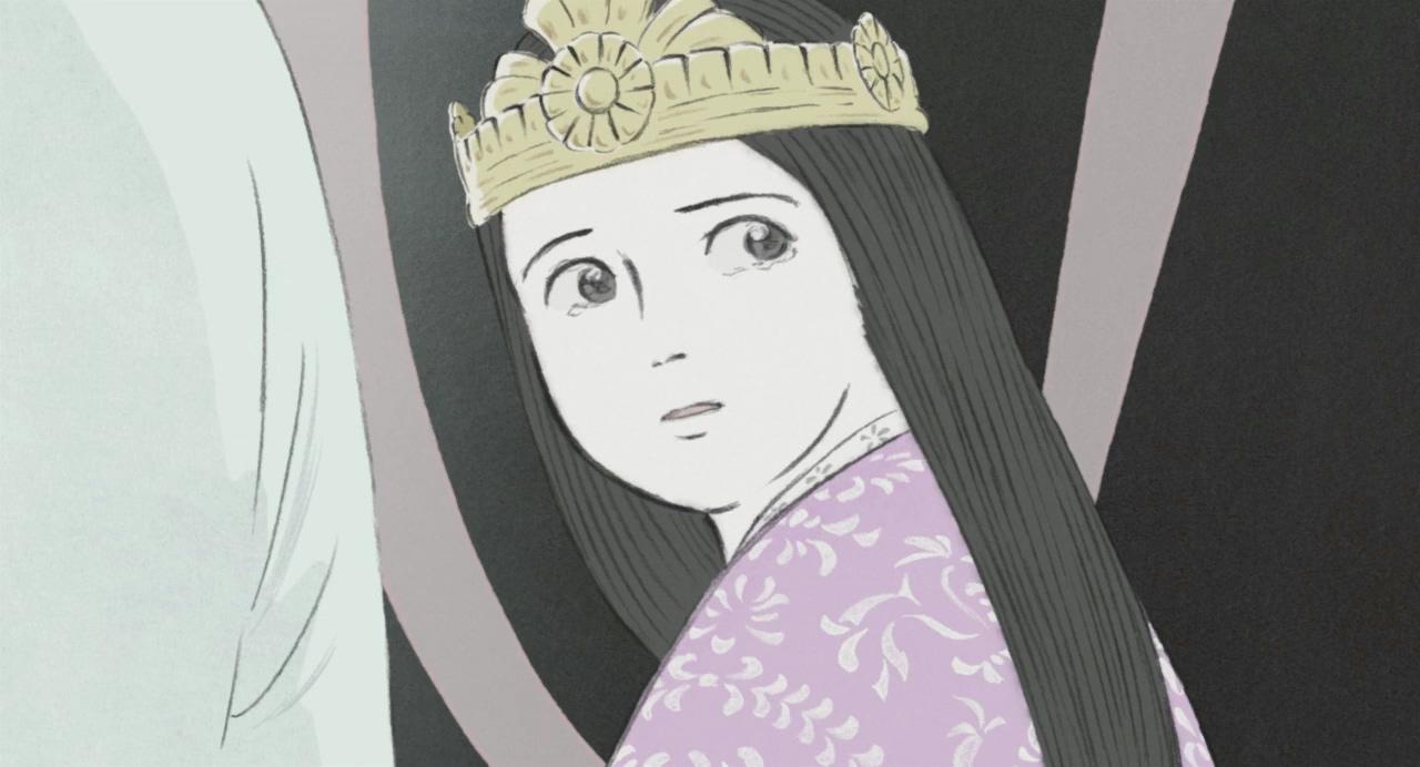 小女孩回眸流眼泪