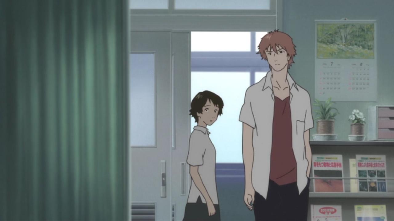 千昭到医务室，没有对真琴说话