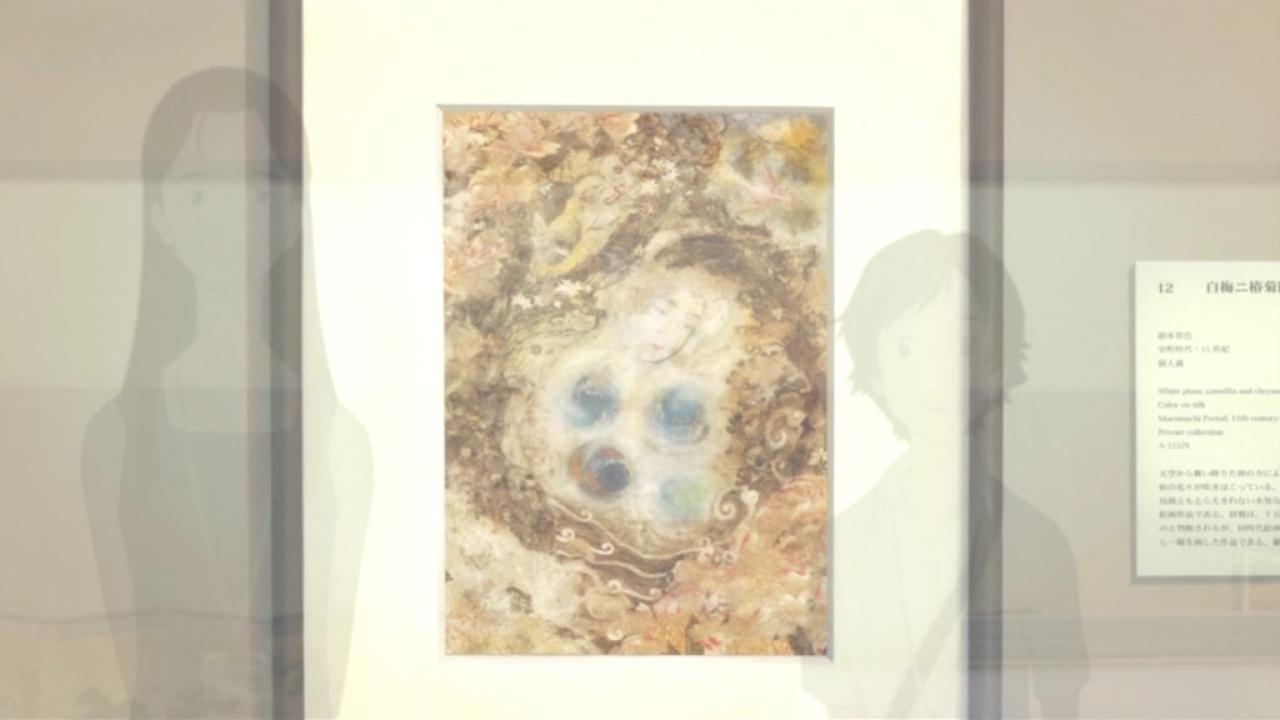 展览馆修补完成的画