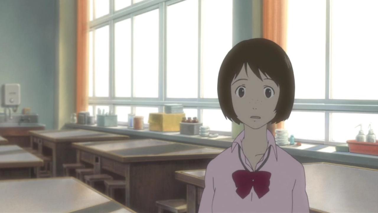 表情惊奇的友梨