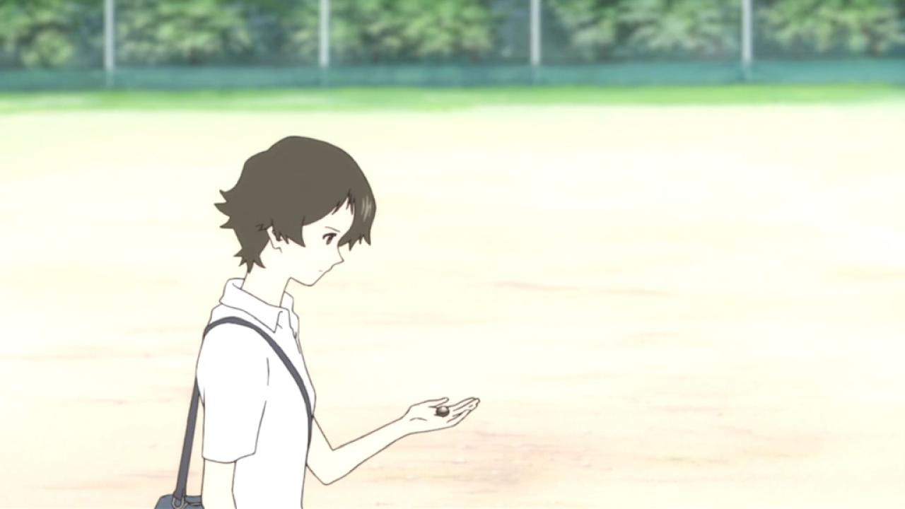 手掌捧着小球的真琴