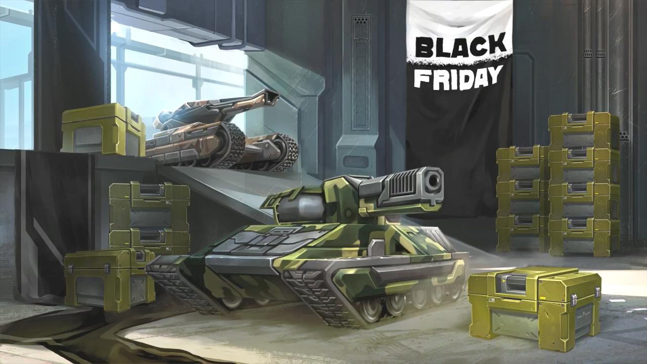 3D坦克黑色星期五活动壁纸