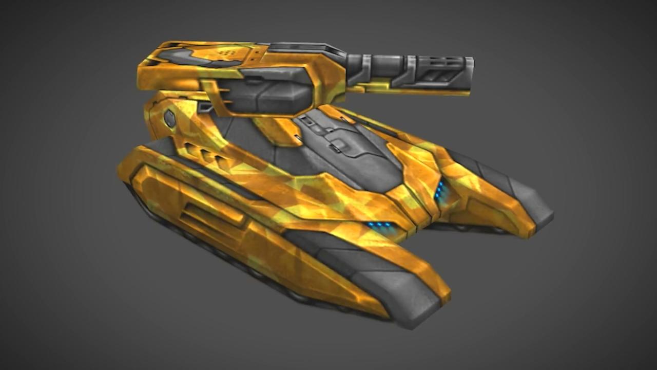 3D坦克军团锦标赛金牌动画迷彩