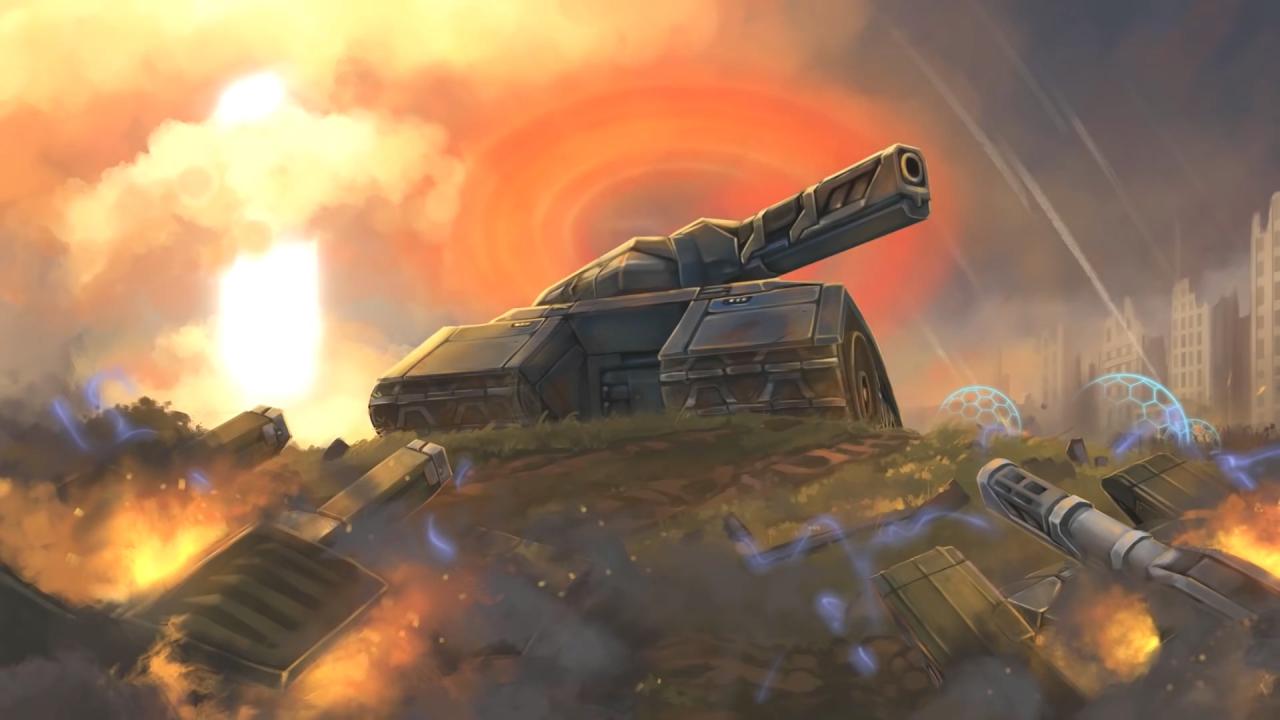 3D坦克移动版猛犸象和雷暴炮壁纸