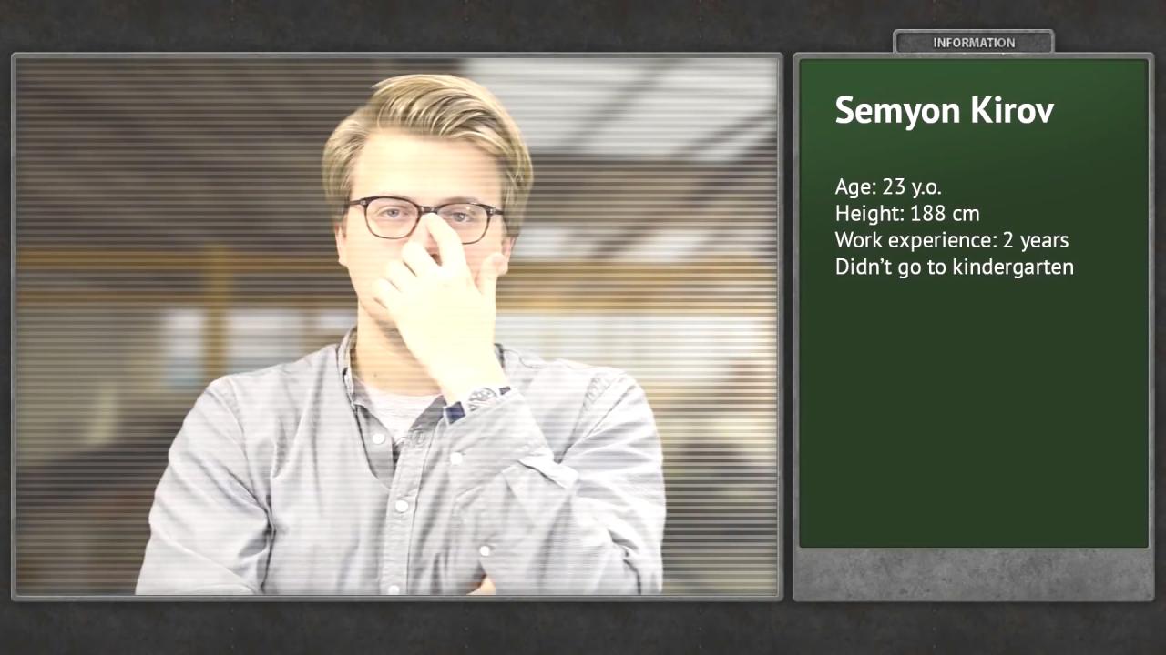 3D坦克周报英语版主持人Semyon Kirov的个人信息