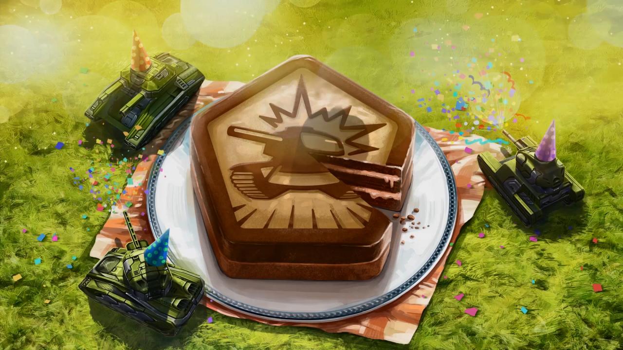 3D坦克6周年生日壁纸