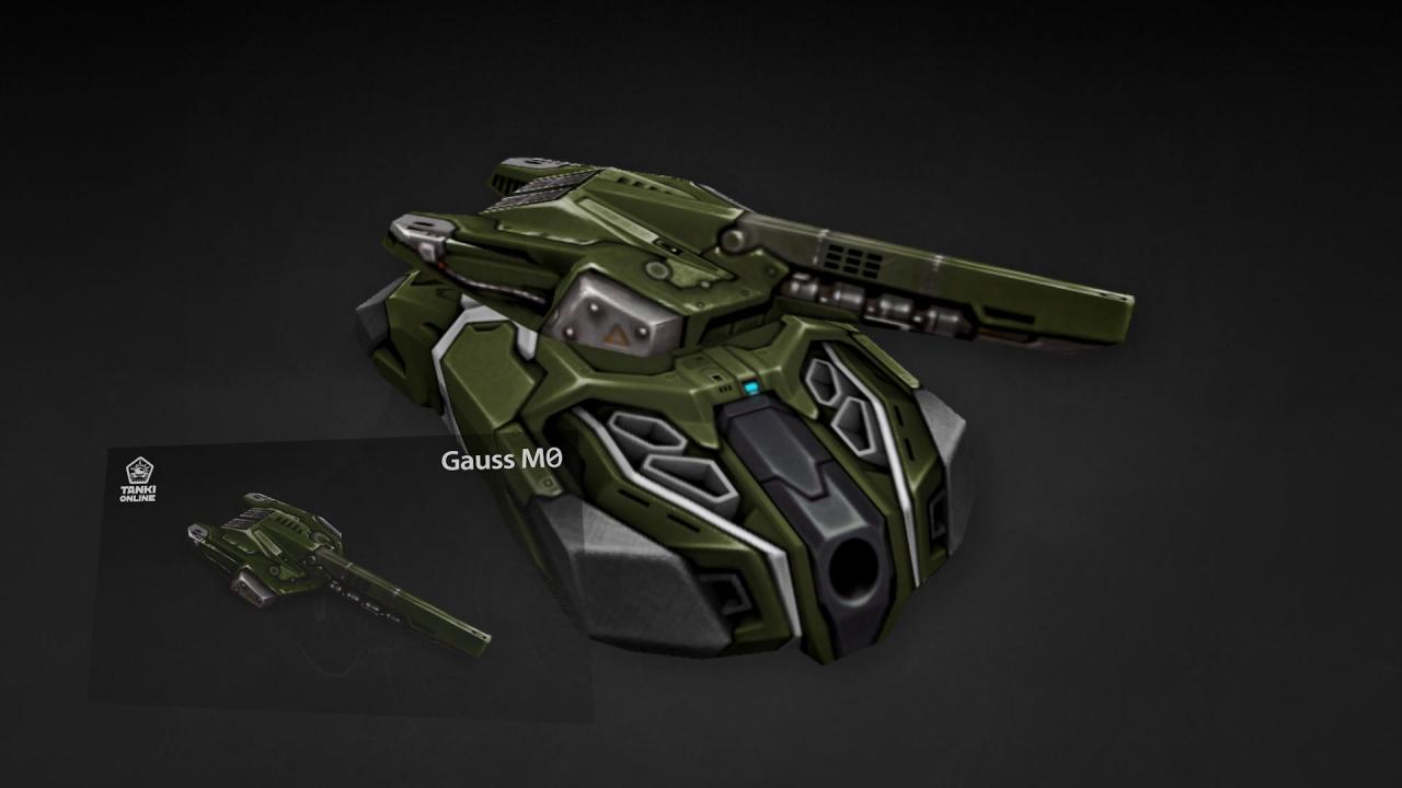 3D坦克高斯大炮M0与磁悬浮底盘搭配