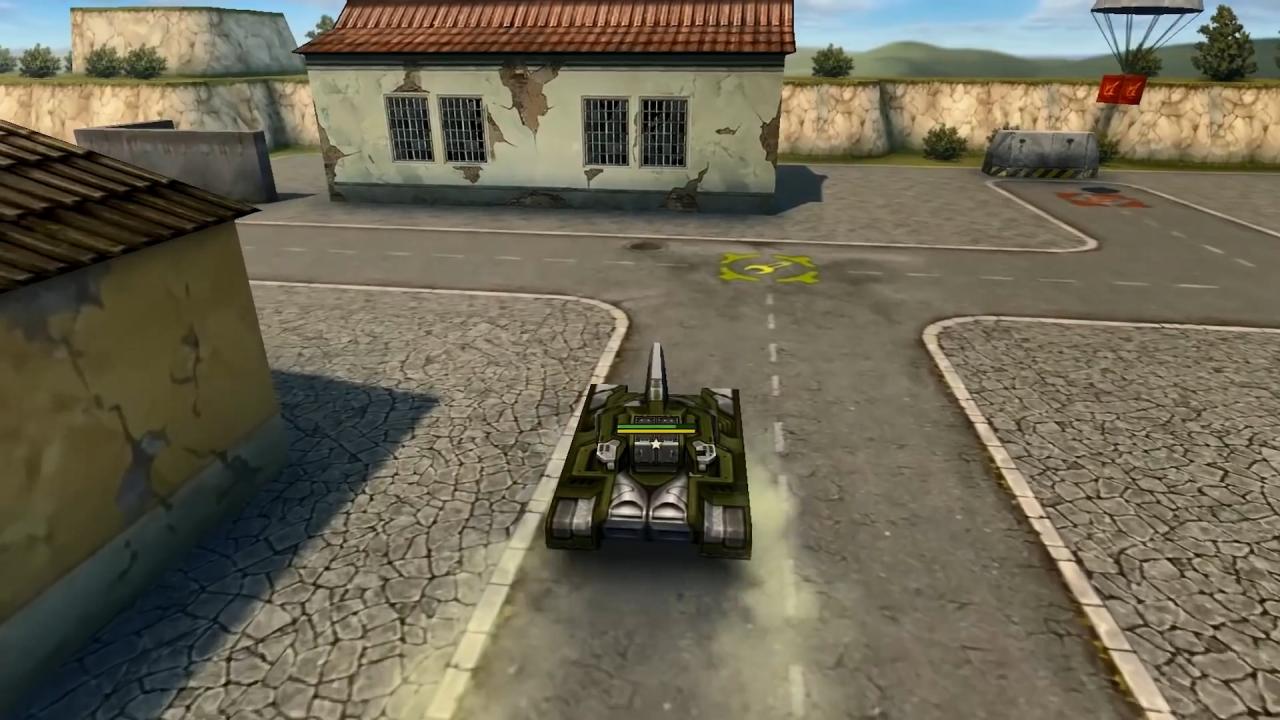 高斯炮塔搭配维京底盘在山城地图