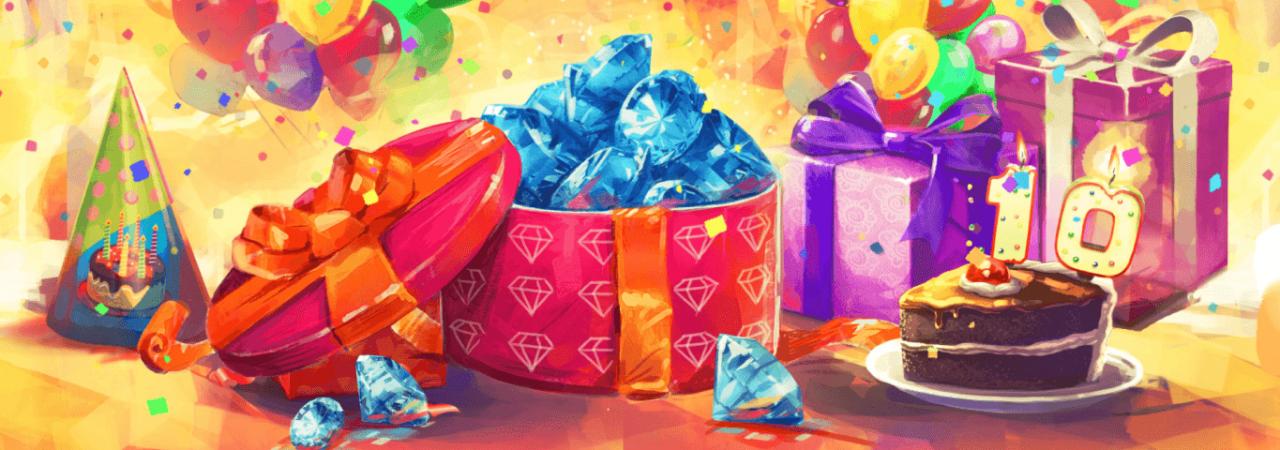 3D坦克十周年生日庆祝活动壁纸