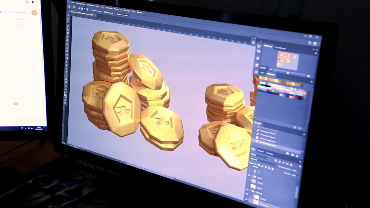 3D坦克币设计稿