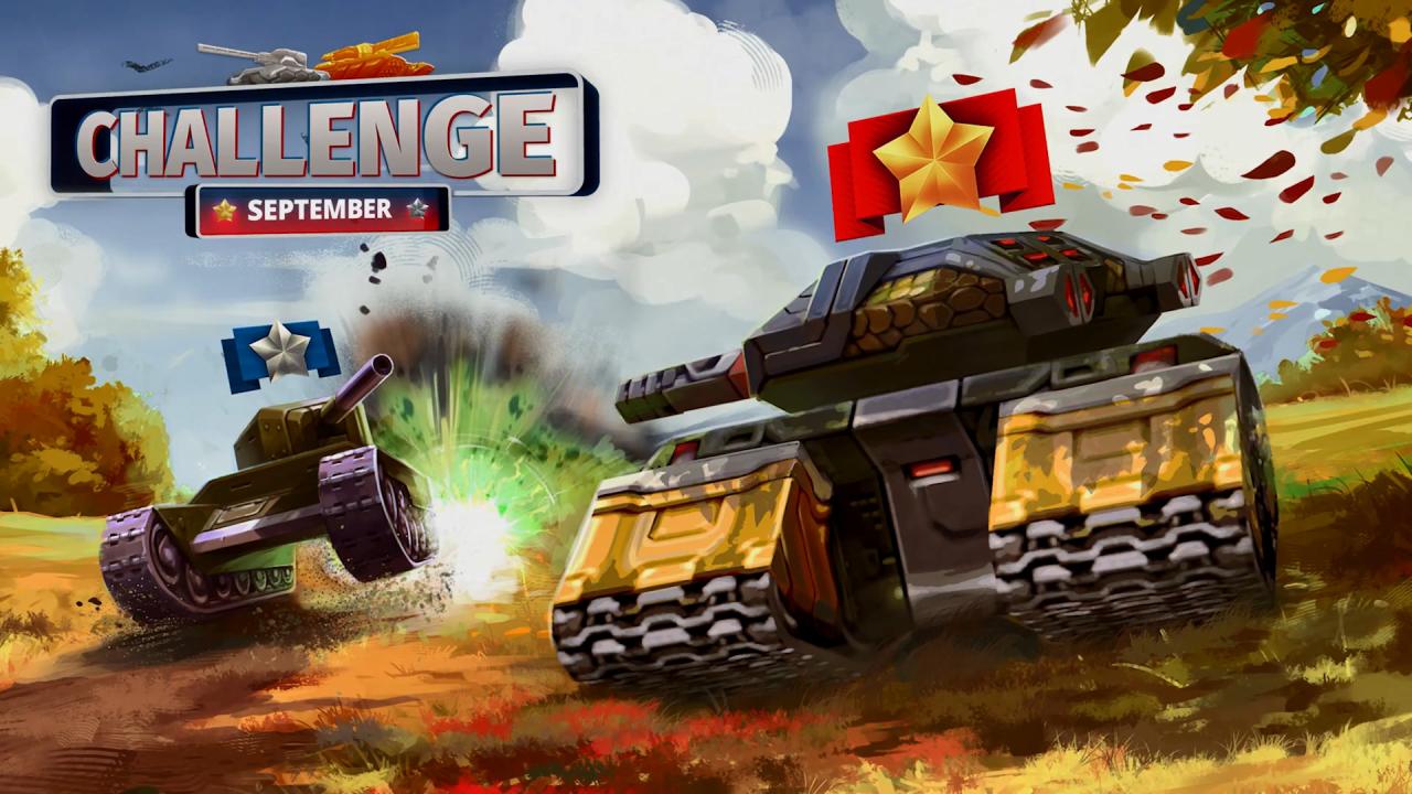 3D坦克9月挑战宣传壁纸