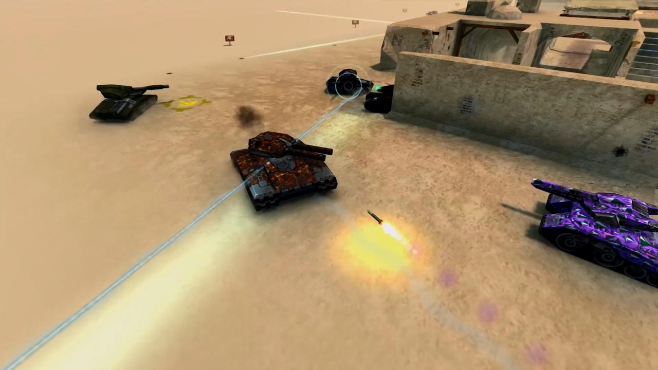 3D坦克的超级坦克在圣地之战地图