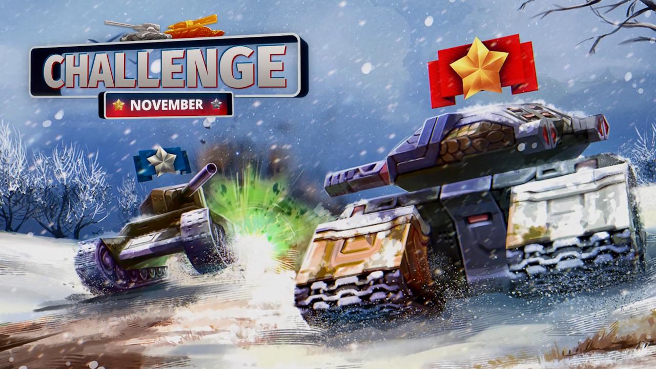 3D坦克11月挑战宣传壁纸-冬天的猛犸象