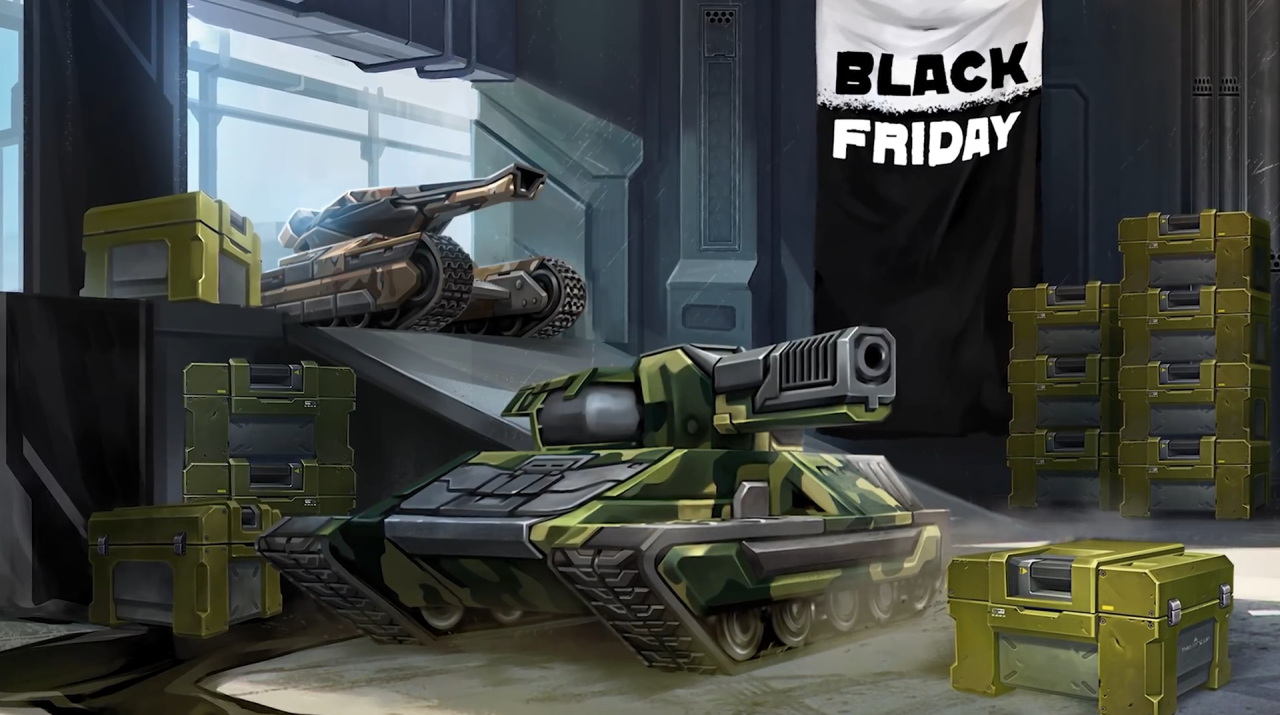 3D坦克黑色星期五壁纸