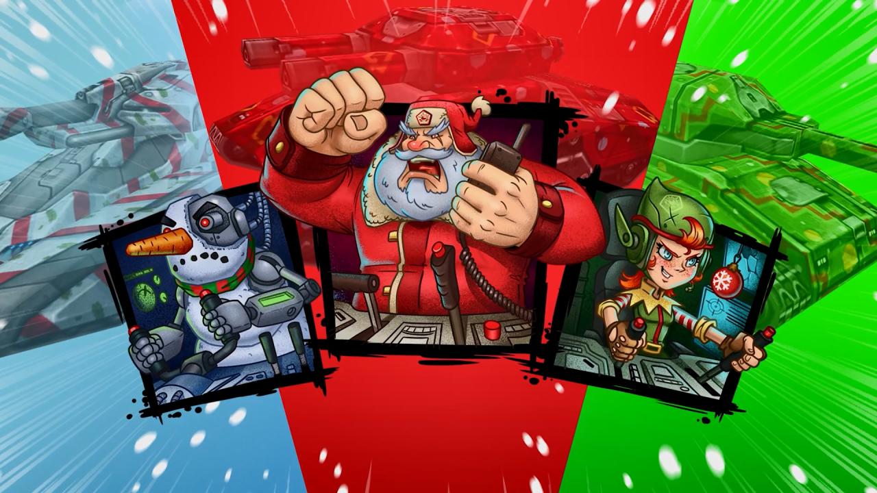 3D坦克圣诞节活动壁纸