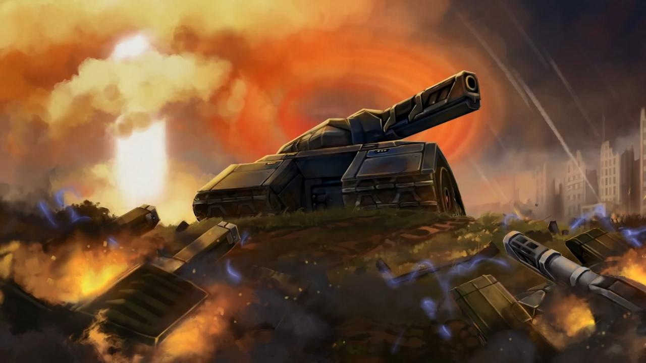 3D坦克宣传壁纸