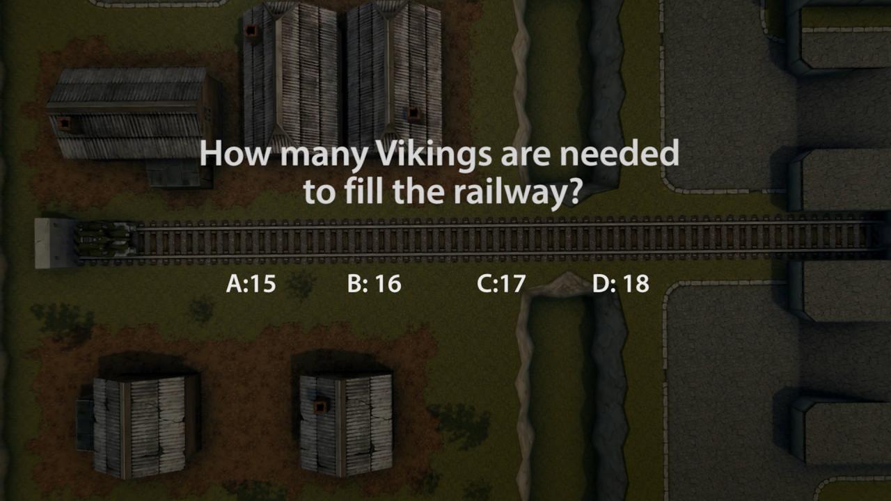 3D坦克填满铁路需要多少辆维京？