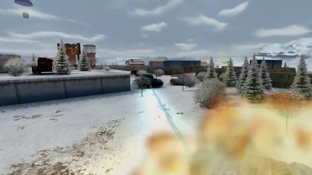 3D坦克超级坦克射出激光炮