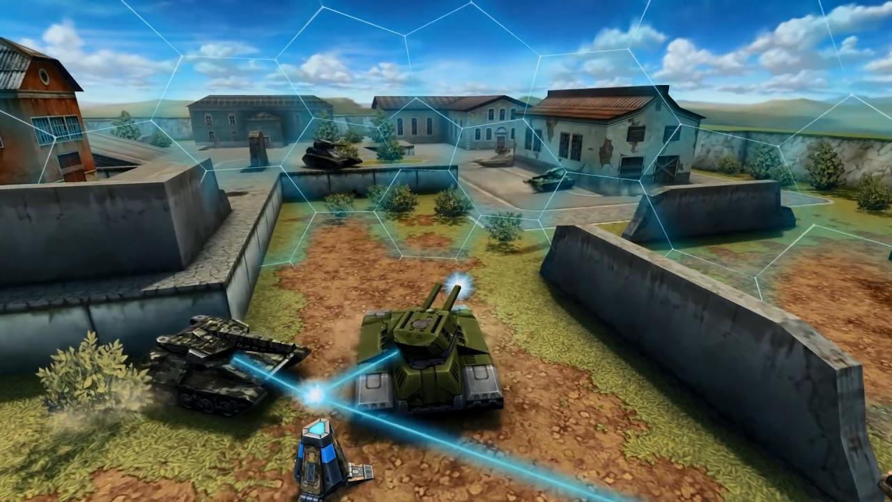 3D坦克超级坦克在阵地争夺模式