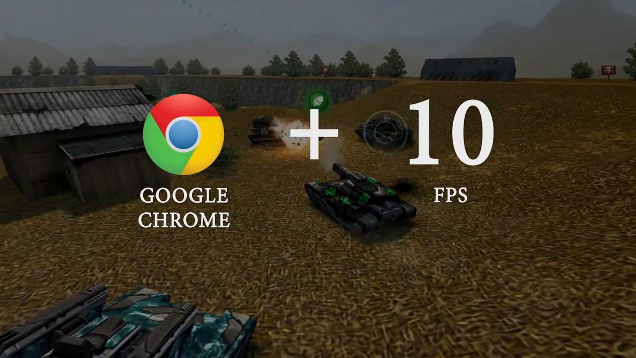 3D坦克渲染优化后可在谷歌浏览器提升10帧率