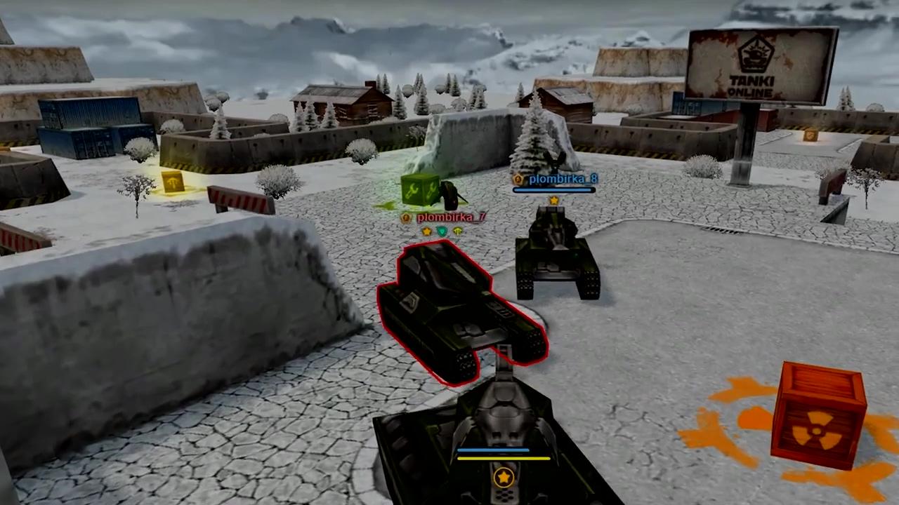 3D坦克坦克冰冻减速、火焰灼伤、超速、道具状态，将以图标形式显示在坦克上方