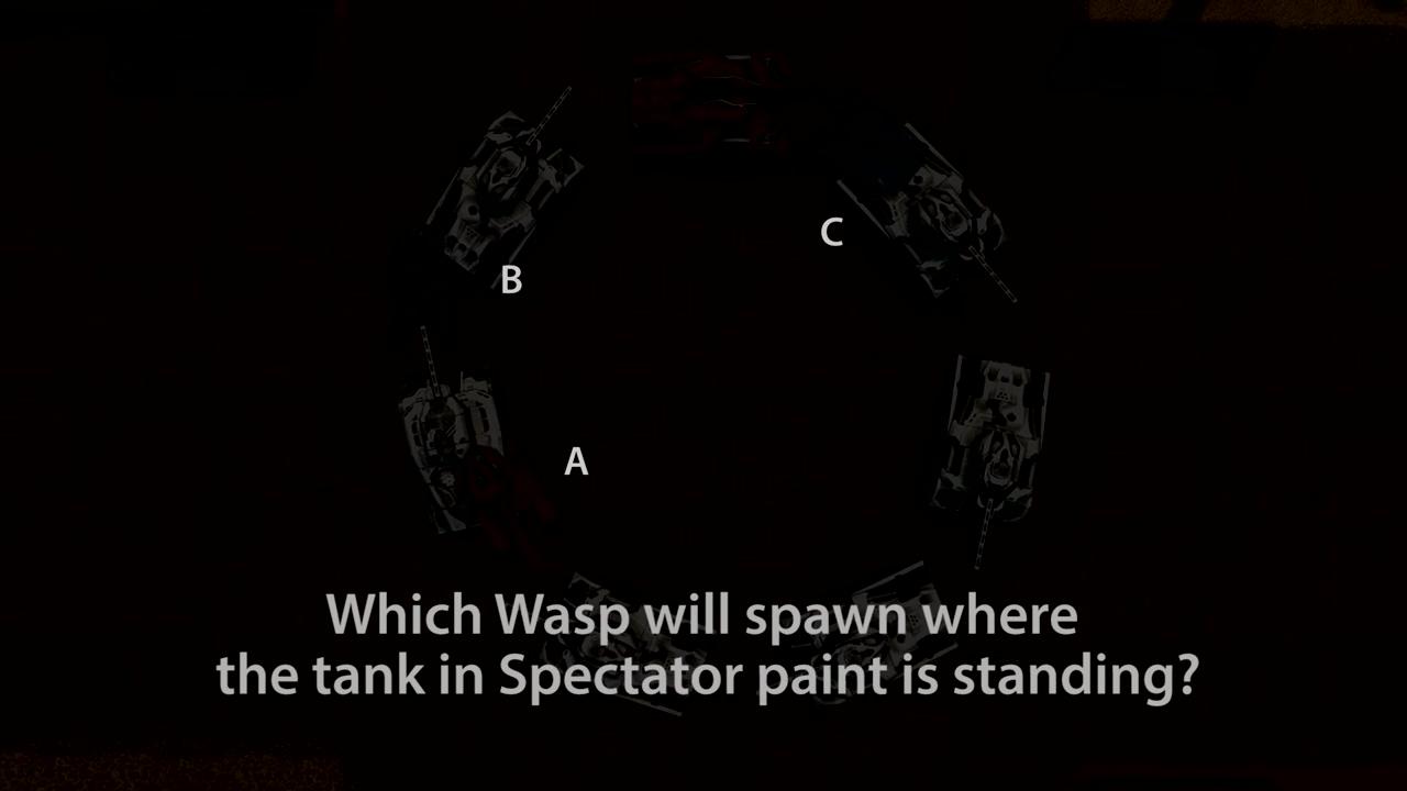 3D坦克每周猜猜看：哪一辆黄蜂将在正上方重生？