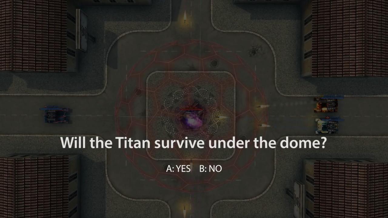 3D坦克猜猜看泰坦能否在磁力护盾下生存？