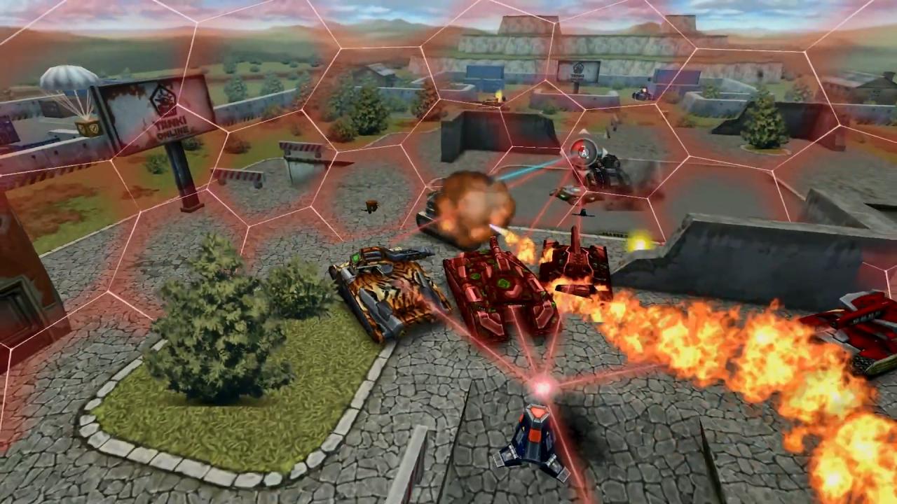 3D坦克高地角斗场猛犸象和磁力护盾