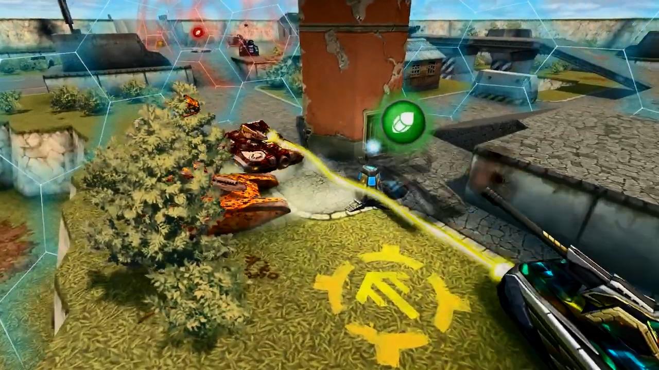 3D坦克磁力护盾下磁力炮和马格南的近战