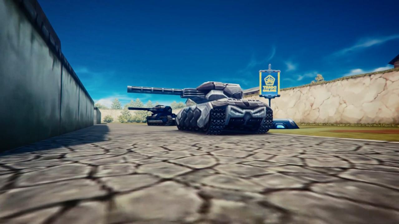 3D坦克高地角斗场激光炮