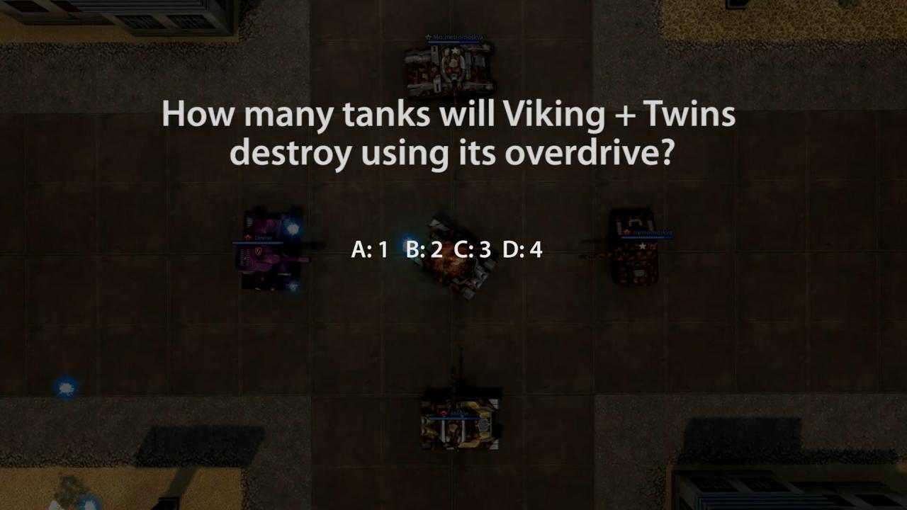 3D坦克维京+离子炮将使用超速击毁多少辆坦克？
