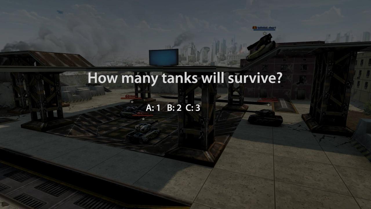 3D坦克多少辆坦克将幸存？